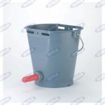 Secchio da 8 litri con poppatoio per alimentazione vitelli - AMA