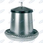 Mangiatoia automatica zincata per pollame da 18 kg - AMA