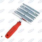 Striglia zincata a denti fini per cavalli - AMA