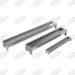 Mangiatoia zincata per pollame 100x10cm- AMA