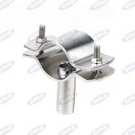 Presa latte inox con tubo dritto Ø 40  - AMA