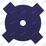 Disco per erba a 4 denti in acciaio 255mm - AMA