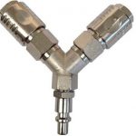 Raccordo a "Y" con rubinetto e innesto - COMEX