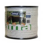 Bobina corda elettrica bianca diametro 6 mm