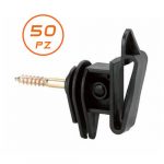 Isolatore per banda con vite da legno - KIT 50 PEZZI