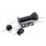 Set cancello per recinto con corda elastica da 3 a 6 metri