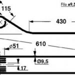 DENTE/MOLLA Filo ø 9,5