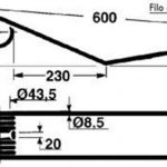 DENTE/MOLLA Filo ø 8,5 - UNI