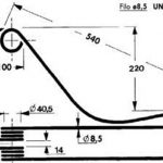 DENTE/MOLLA Filo ø 8,5 - UNI