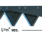 Lama Compl. 32 Sezioni (2,35) FB/FBR/FIORE per Dente Smont.