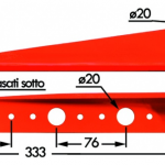 Testa per Lama Denti per Dente Smontabile FBR