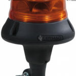 Lampada rotante a Led 12/24 V ad asta flessibile CERMAG