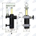 Pompa a mano 50 litri con leva senza serbatoio - AMA