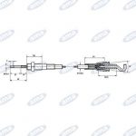 Cavo Telecomando Lunghezza 2500mm - AMA