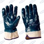Guanto in cotone impregnato NBR Blu TG 9 L - 12PZ