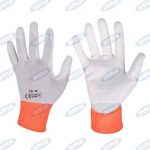 Guanto in nylon e poliuretano nero TG 9 L - 20PZ