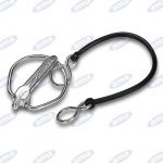 Spina scatto Ø11 con tirante in gomma - AMA