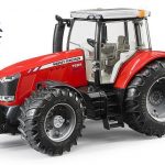 Modellino trattore Massey Ferguson 7600 in scala 1:16 senza benna