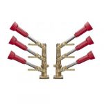 Barra a colonna irrorante a 3 getti