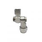 Portaugello snodato femmina con girello 3/8”